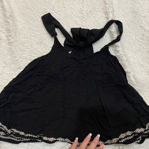 Papaya Blavk tank top